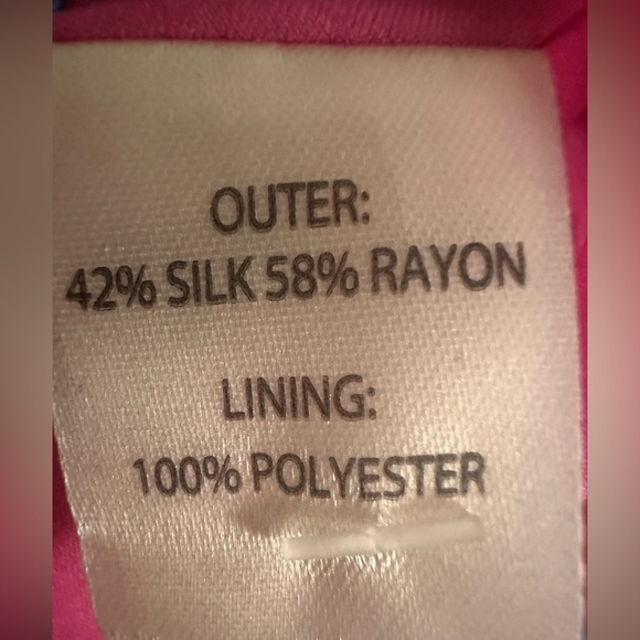 SALONI Rita Floral Silk Midi Dress in Pink Begonia Sz XS - Picture 5 of 6